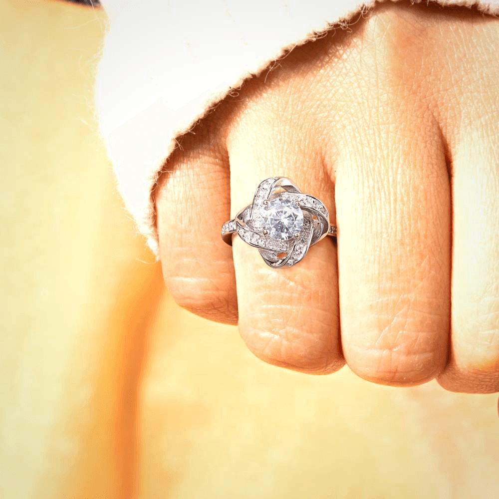 Daughter | I Held You First | Love Knot Ring