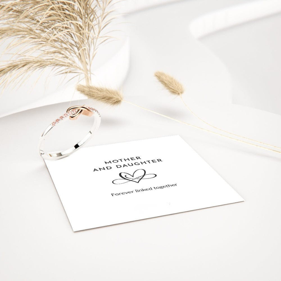 Mother & Daughter | Forever Linked Together | S925 Ring