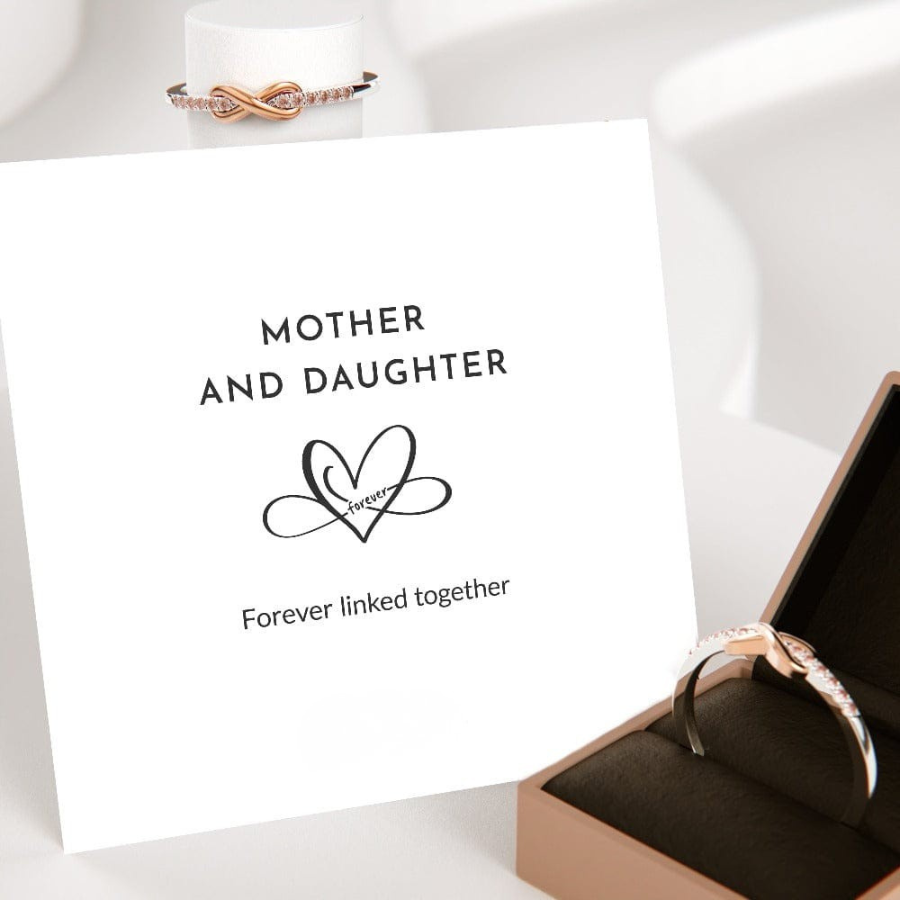Mother & Daughter | Forever Linked Together | S925 Ring