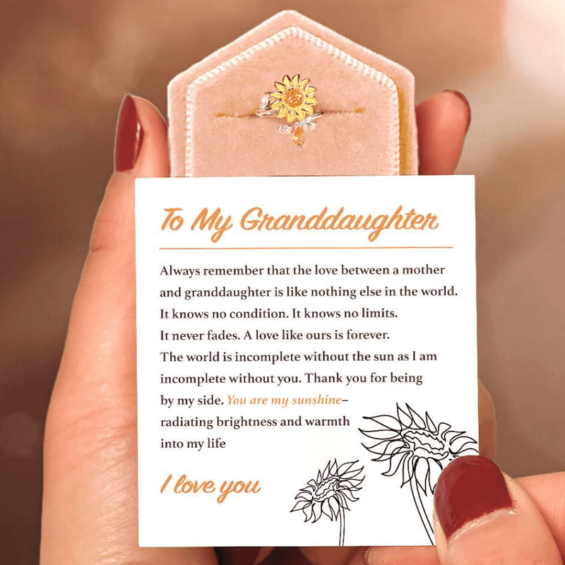 Daughter & Granddaughter | A Love Like Ours | Spinning Sunflower Ring