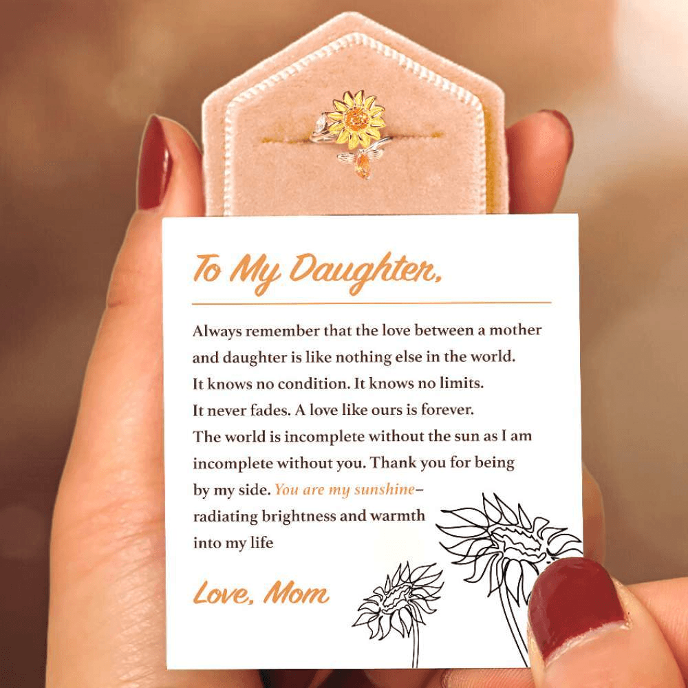 Daughter & Granddaughter | A Love Like Ours | Spinning Sunflower Ring