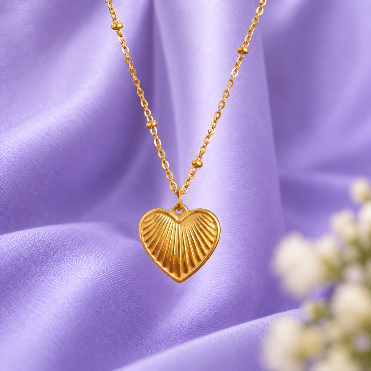 Heart Rays Necklace