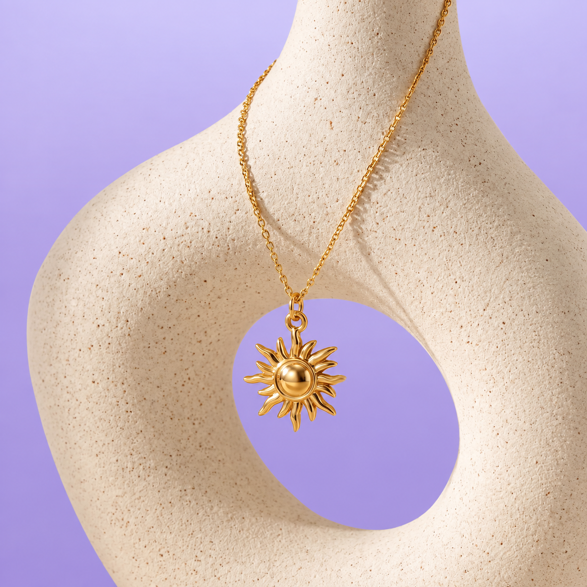 Glowing Sun Necklace