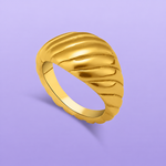 Croissant Dome Ring
