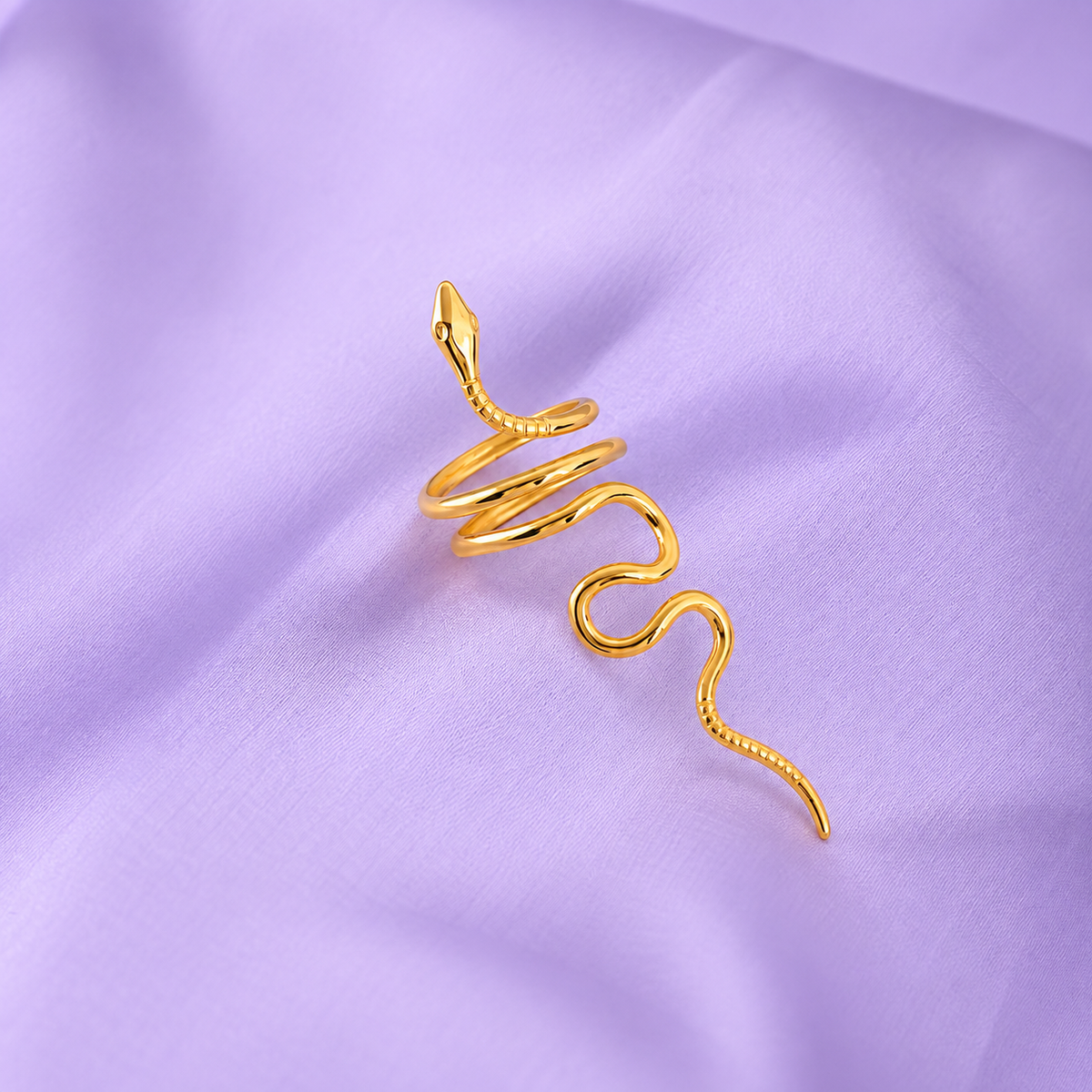 Golden Serpent Ring