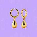 Waterdrop Hoop Earrings