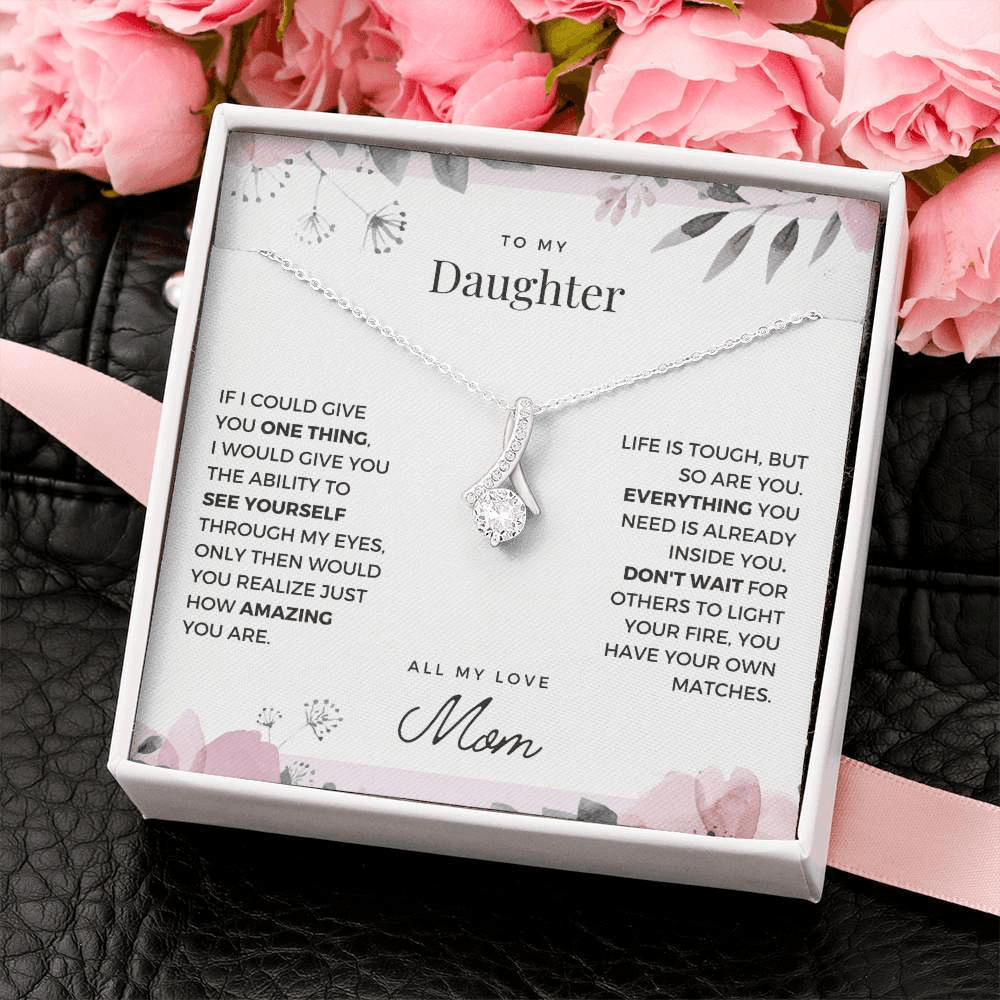 Daughter | See Yourself Through My Eyes | Alluring 925 Silver Necklace